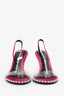 Alexander Wang Pink Crystal Embellished Sandals Size 36