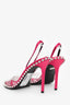 Alexander Wang Pink Crystal Embellished Sandals Size 36