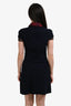 Maje Navy/Red Lace/Tweed Detailed Dress Size 1