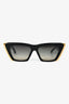 Louis Vuitton Black Gold Toned Logo Sunglasses