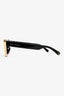 Louis Vuitton Black Gold Toned Logo Sunglasses