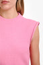 Maje Pink Tweed Sleeveless Dress Size 38
