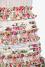 Zimmermann White Floral Smock Mini Skirt Size 2