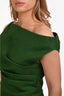 Ronny Kobo Green Linen Sleeveless Mini Dress Size M