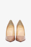Christian Louboutin Beige Patent Pumps Size 38.5