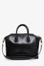 Givenchy Black Leather Medium Antigona Top Handle Bag With Strap