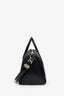 Givenchy Black Leather Medium Antigona Top Handle Bag With Strap
