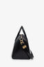 Givenchy Black Leather Medium Antigona Top Handle Bag With Strap