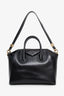 Givenchy Black Leather Medium Antigona Top Handle Bag With Strap