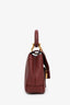 Burberry Red Leather 'DK88' Medium Top Handle Bag With Strap