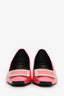 Roger Vivier Pink Patent Leather Block Heels Size 38.5