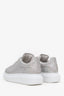Alexander McQueen Silver Glitter Oversized Sneakers Size 39
