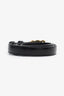Celine Black Leather Triomphe 18MM Belt Size 80