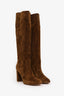 Gianvito Rossi Brown Suede Knee High Boots Size 39