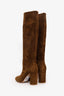 Gianvito Rossi Brown Suede Knee High Boots Size 39