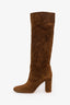 Gianvito Rossi Brown Suede Knee High Boots Size 39