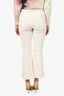 Veronica Beard White Denim Flare Leg Jeans Size 27