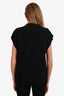 Valentino Black Wool V-Neck Knit Interlocking Sweater Vest Size S