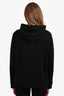 Valentino Black Cotton Signature Logo Hoodie M