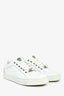Versace White Leather Medusa Sneakers Size 38 Mens