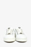Versace White Leather Medusa Sneakers Size 38 Mens