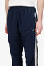 Balenciaga Navy Nylon Logo Track Pants Size M Mens