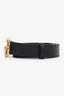 Gucci Black Leather GG Marmont Belt Size 75/30
