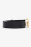Gucci Black Leather GG Marmont Belt Size 75/30