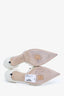 Jimmy Choo White Patent Leather Pearl Aurelie 65 Pumps Size 38