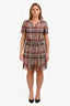 Pre-Loved Chanel™ 2018 Runway Multicolour Tweed Belted Mini Dress Size 40