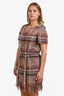 Pre-Loved Chanel™ 2018 Runway Multicolour Tweed Belted Mini Dress Size 40