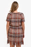 Pre-Loved Chanel™ 2018 Runway Multicolour Tweed Belted Mini Dress Size 40