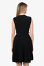 Versace Black Mini Dress With Belt Size 42
