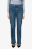 Veronica Beard Blue Denim 'Taylor' Wide Leg Jeans Size 28