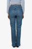 Veronica Beard Blue Denim 'Taylor' Wide Leg Jeans Size 28