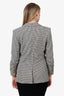Veronica Beard Brown Houndstooth Cinched Blazer Size 8
