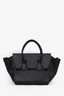 Celine Black Grained Calfskin Medium Tie Knot Tote Bag