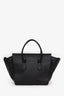 Celine Black Grained Calfskin Medium Tie Knot Tote Bag