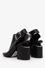 Alexander Wang Black Leather Nadia Peep Toe Heel Size 38.5