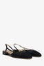 Pre-Loved Chanel™ Black Leather Slingback Heels Size 39
