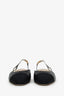 Pre-Loved Chanel™ Black Leather Slingback Heels Size 39