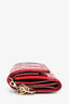 Christian Dior 2019 Red Patent Cannage Leather Lady Lotus Wallet