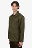 Dries Van Noten Green Drawstring Safari Zip-up Jacket Size S Mens