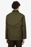 Dries Van Noten Green Drawstring Safari Zip-up Jacket Size S Mens