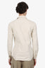 Dries Van Noten Beige Utility Button Up Shirt Size 48 Mens