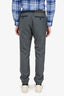 Sacai Grey Cropped Trousers With Belt Size 2 Mens