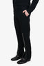 Comme des Garçons Homme Plus Black Trousers With Zip Detail Size M Mens