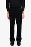Amiri Black Wool Straight Leg Trousers Size 48 Mens