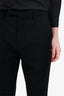 Amiri Black Wool Straight Leg Trousers Size 48 Mens