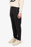 Saint Laurent Grey Wool Straight Leg Trousers Size 46 Mens
